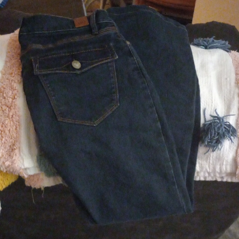 Roxy Dark Blue Straight Leg Jeans